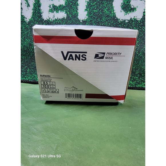 Vans USPS x Authentic \'Denim\' Size 8.5 Mens VN0A5KRDJZ8 Original Box